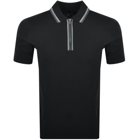 Tシャツ・カットソー Paul Smith SS23 COTTON POLO (M1R/698PP/D00086_19) Paul Smith Logo Polo T Shirt Black | Mainline Menswear